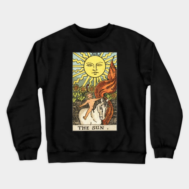 THE SUN Crewneck Sweatshirt by WAITE-SMITH VINTAGE ART